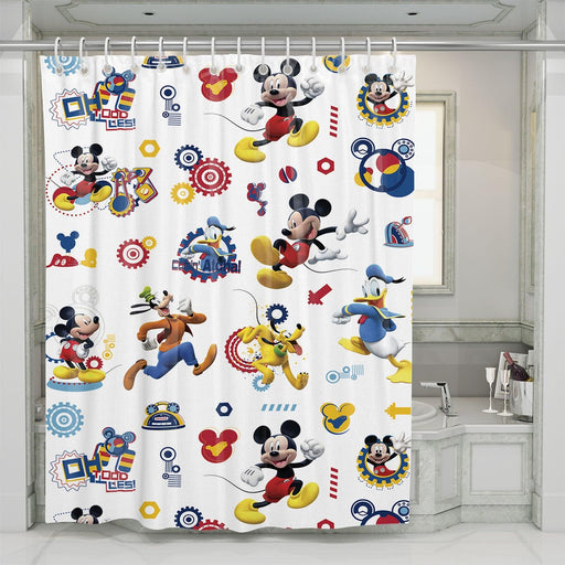 disney character movie animation shower curtains