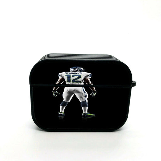 dark seahawks player nfl airpod case