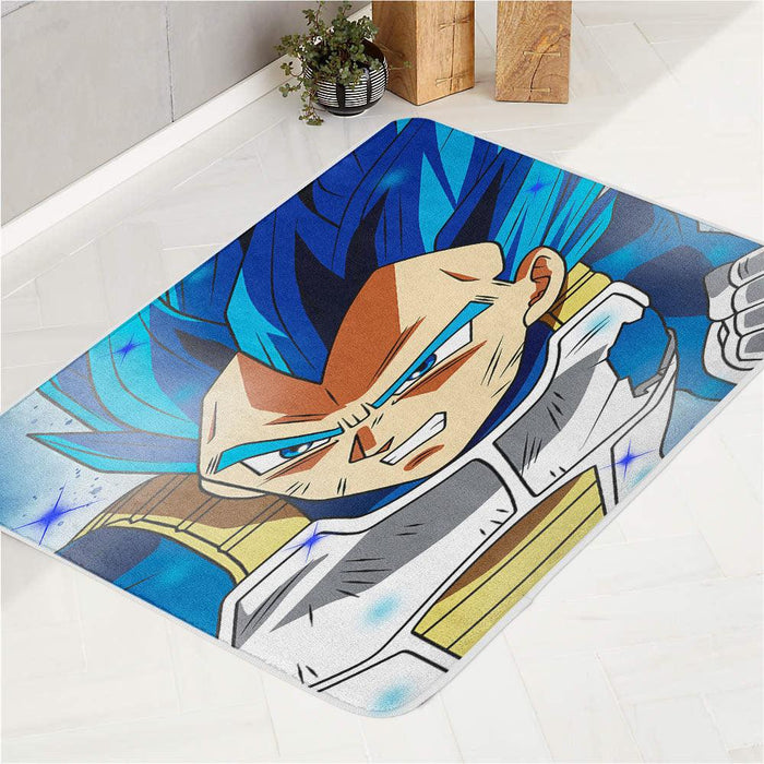 defense vegeta fighting bath rugs