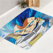 defense vegeta fighting bath rugs