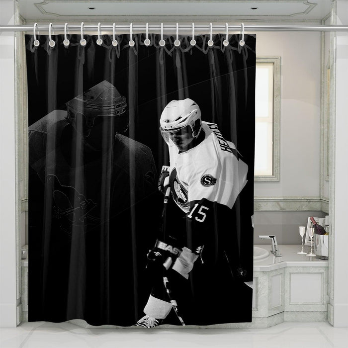 dark shadow nhl shower curtains