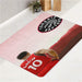 derozan toronto raptors silhouette bath rugs