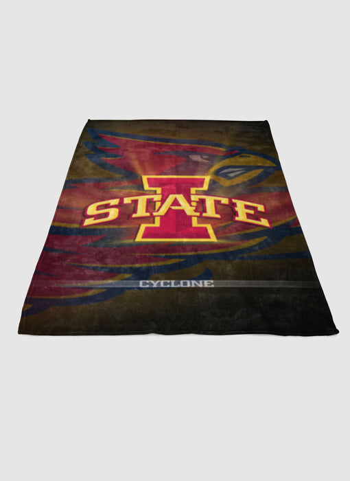 Iowa State walls soft fleece blanket