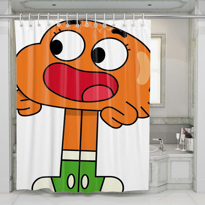 darwin watterson gimball shower curtains