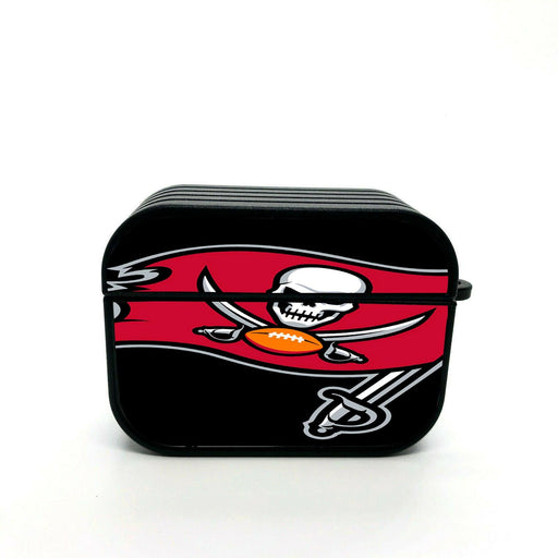 dark tampa bay buccaneers flag airpod case