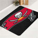 dark tampa bay buccaneers flag bath rugs