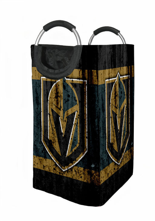 dark vegas golden knights Laundry Hamper | Laundry Basket