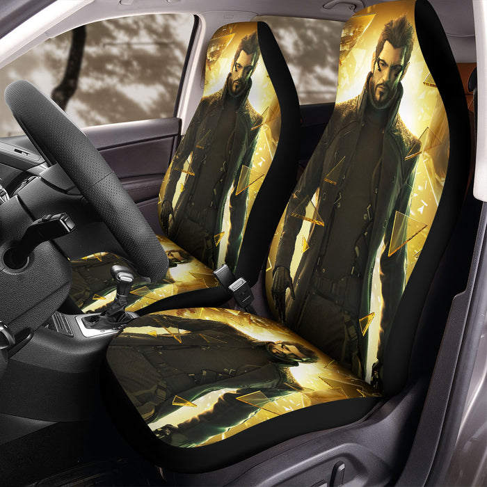 deus ex human revolution game Car Seat Covers