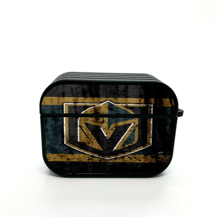 dark vegas golden knights airpod case