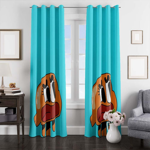 darwin watterson the amazing world of gumball window curtains