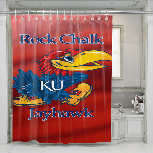 jayhawks2 shower curtains