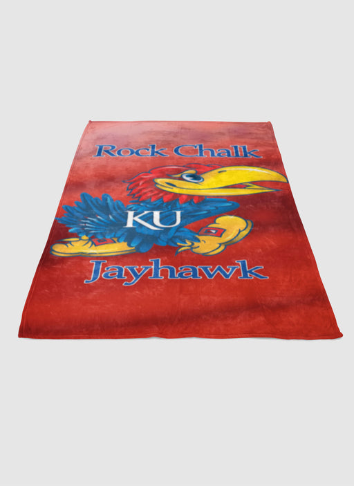 jayhawks2 soft fleece blanket