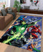 dc comics character Living room carpet rugs