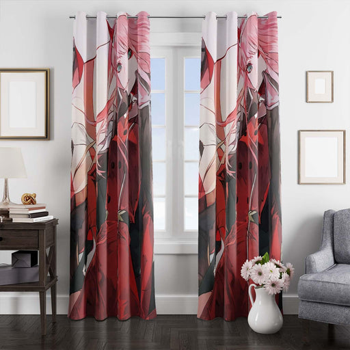 darling in the fran girl beautiful window Curtain