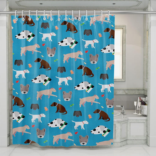 dog is the most loyal pet shower curtains