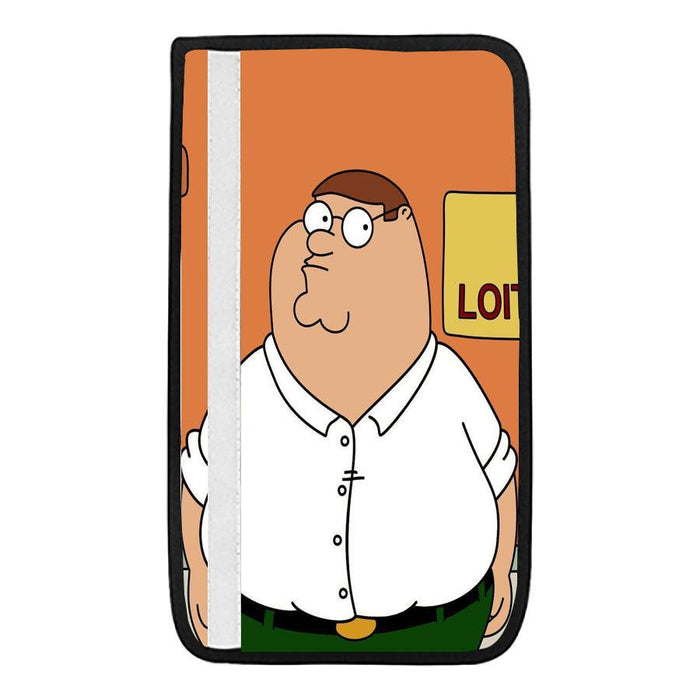 dat face of family guy iconic Car seat belt cover