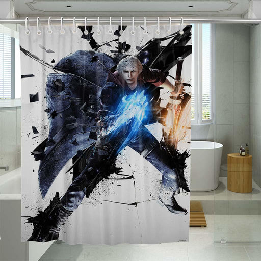 dc comics style shower curtains