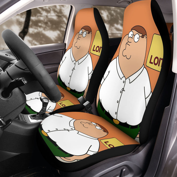 dat face of family guy iconic Car Seat Covers