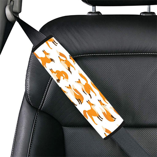 dog orange very cute poses Car seat belt cover