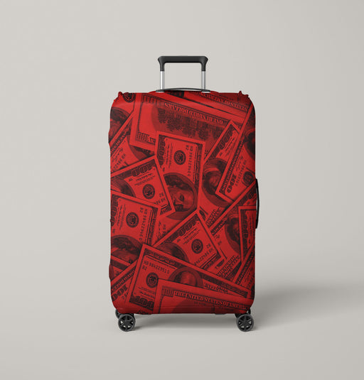 dollars american red light Luggage Cover | suitcase