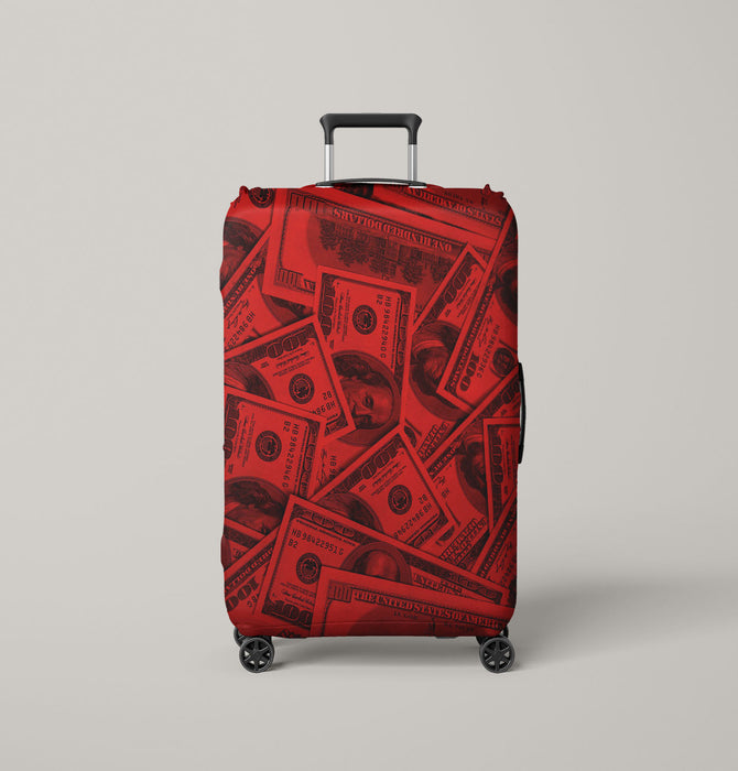 dollars american red light Luggage Cover | suitcase