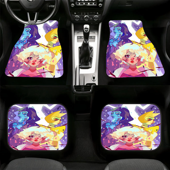 diamonds character steven universe Car floor mats Universal fit