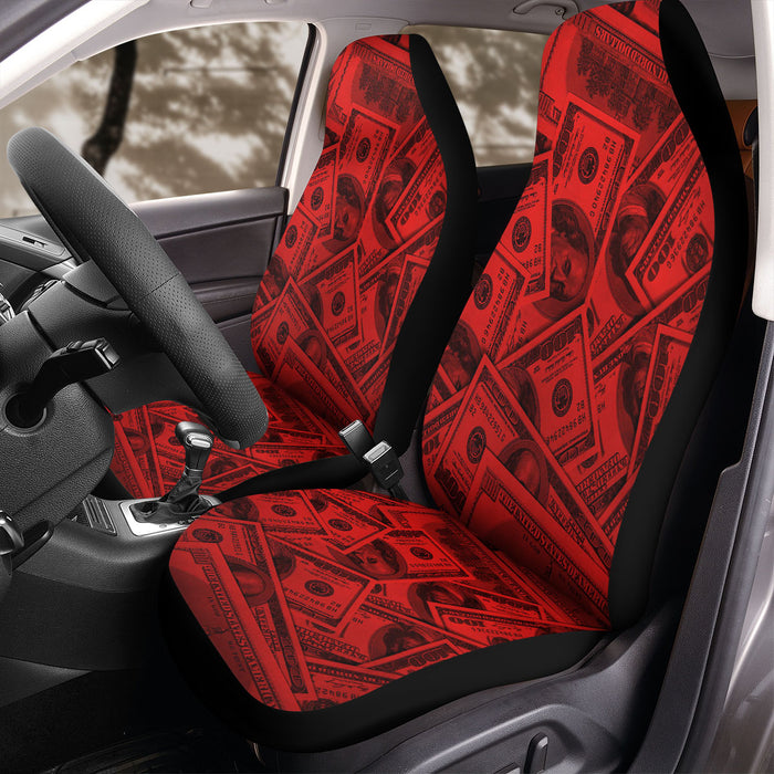 dollars american red light Car Seat Covers