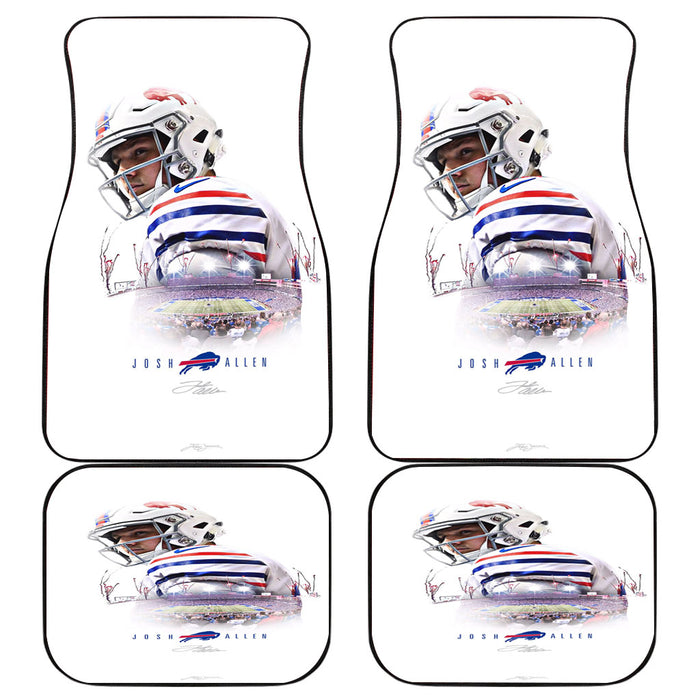 JOSH ALLEN BUFFALO BILLS 2 Car floor mats Universal fit