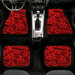 dollars american red light Car floor mats Universal fit