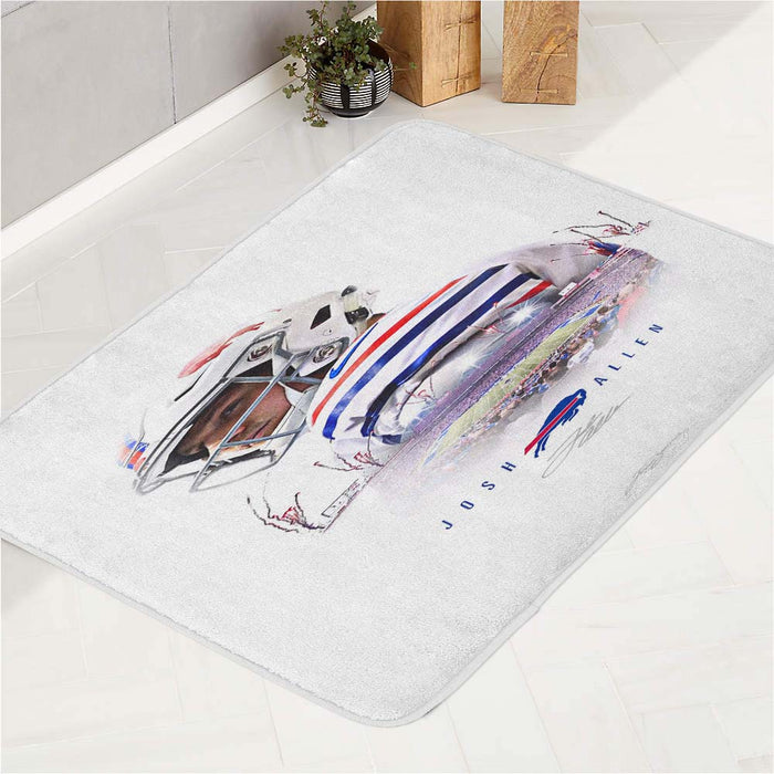 JOSH ALLEN BUFFALO BILLS 2 bath rugs