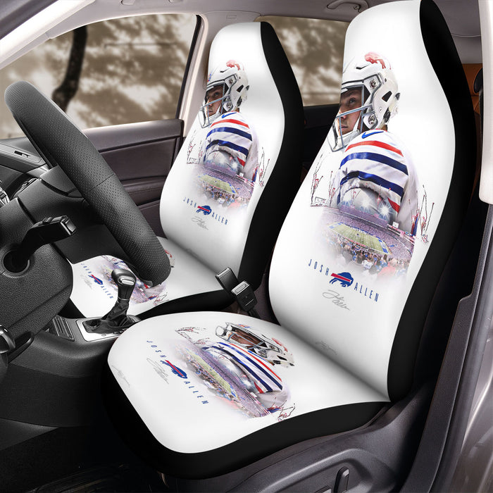 JOSH ALLEN BUFFALO BILLS 2 Car Seat Covers