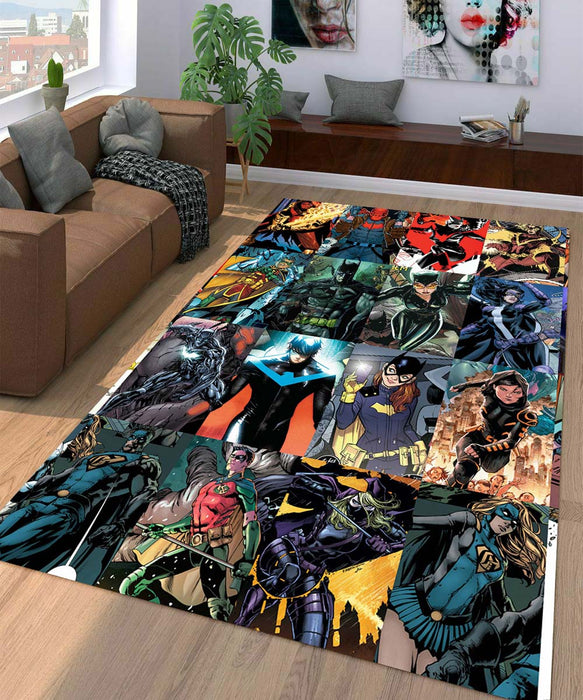 dc superhero character Living room carpet rugs