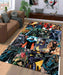 dc superhero character Living room carpet rugs