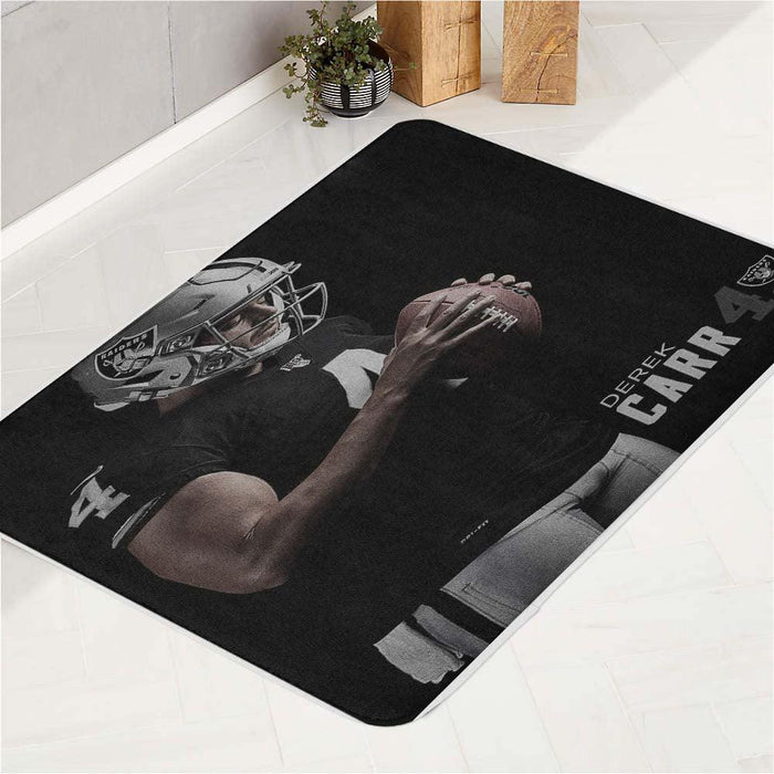 derek carr from oakland raiders bath rugs