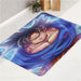 digital painting son goku bath rugs