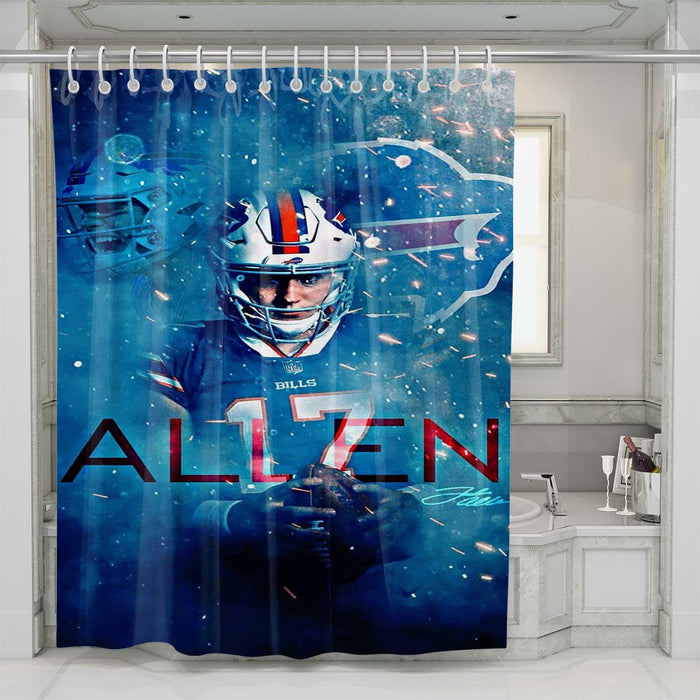 josh allen shower curtains