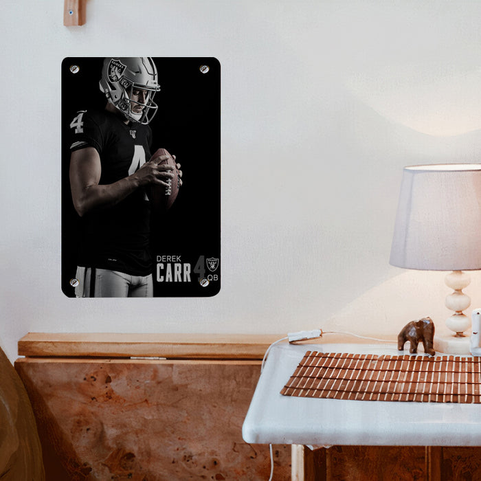 derek carr from oakland raiders Poster Metal print wall art