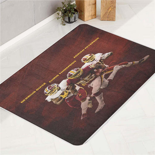 derius chris and adrian nfl bath rugs