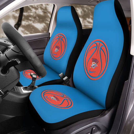 dimension basketball thunder okc Car Seat Covers