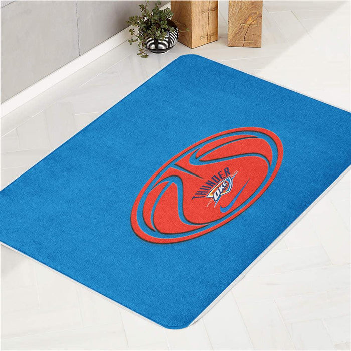 dimension basketball thunder okc bath rugs