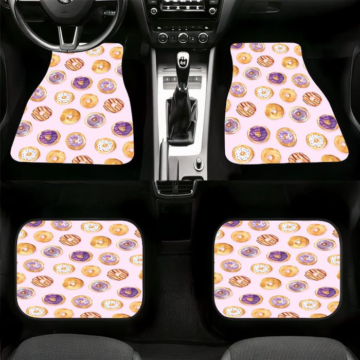 donuts varian art painting food Car floor mats Universal fit