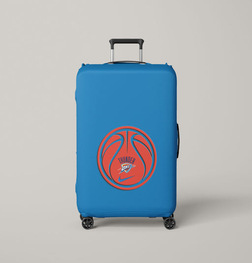 dimension basketball thunder okc Luggage Covers | Suitcase