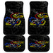 Kansas jayhawks marble logo Car floor mats Universal fit