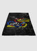 Kansas jayhawks marble logo soft fleece blanket