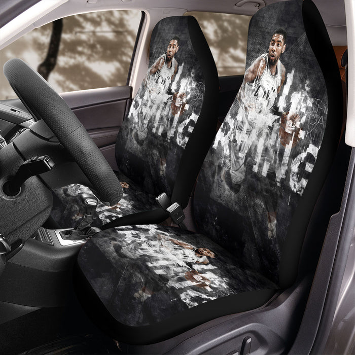 distort kyrie irving white jersey cavs Car Seat Covers