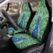 kate spade art peacock 2 Car Seat Covers