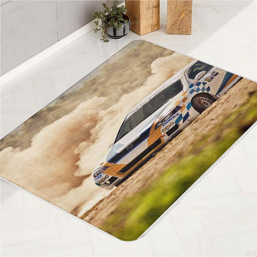 desert offroad car racing bath rugs