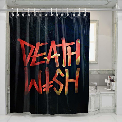 death wish thrasher shower curtains