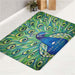 kate spade art peacock 2 bath rugs