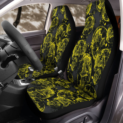 doodle logo batman old Car Seat Covers